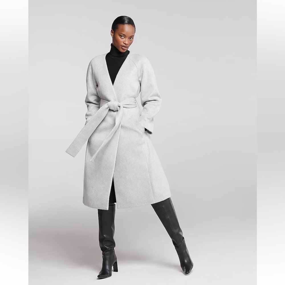 Express Gray Pea Coat